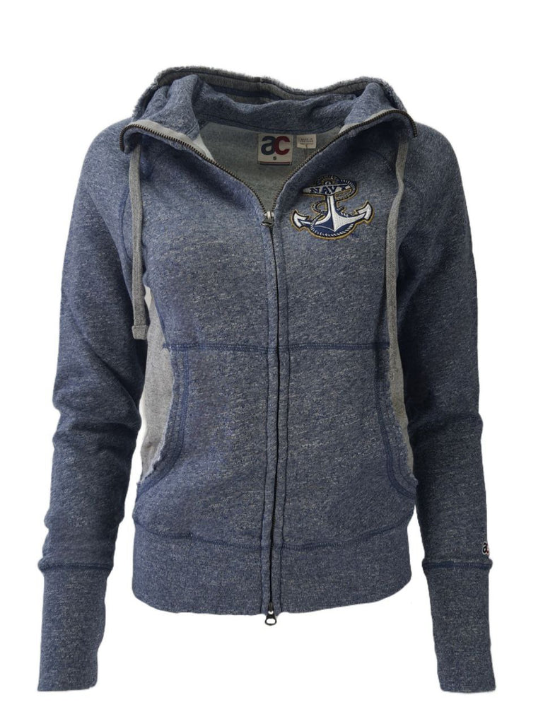 AMERICAN COLLEGIATE Women's Blue Navy Hoodie #W016NA1A NWT