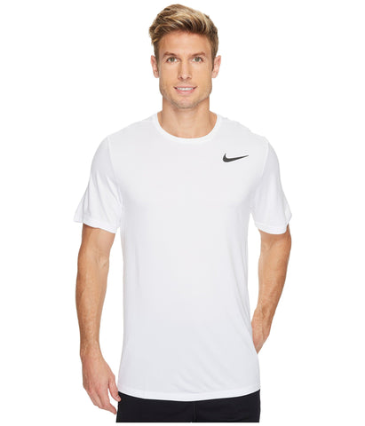 Nike Men's White Dri-Fit Breathe Training Top Sz XL $35 NEW