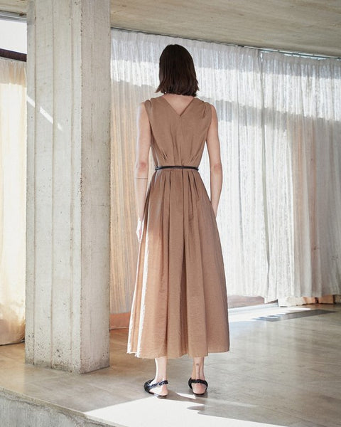 NANUSHKA Women's Nut Black Lilith Belted Dress Size X-Small $627 NWT