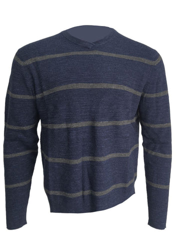 GRAYERS Men's Blue Charcoal Round Neck Cotton Sweater #S003117 X-Large NWT