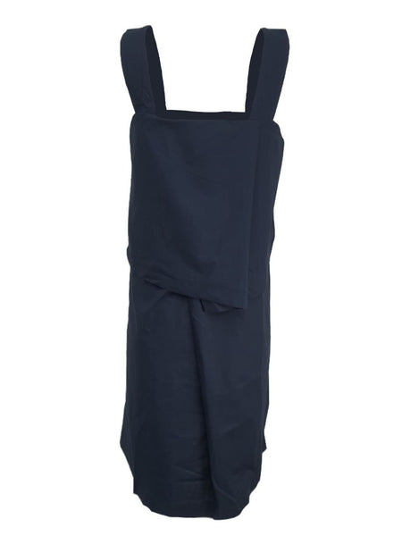 KOWTOW Women's Blue Shifting View Sleeveless Cotton Dress #W17W34 Small NWT