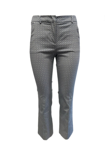 Max Mara Women's Micro Geometrico Inda Neottia Straight Pants NWT