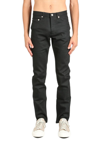 A.P.C. Unisex Black New Standard Denim Jeans Sz 24 $210 NWT