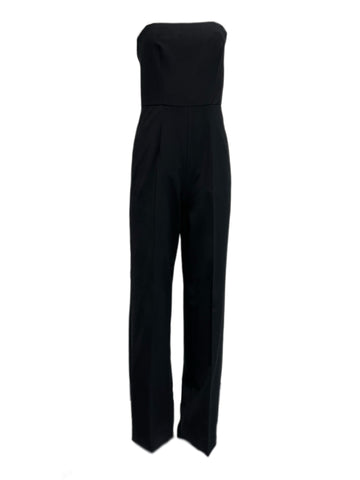Max Mara Women's Black Nilo Straight Across Strapless Jumpsuit Size 4 NWT