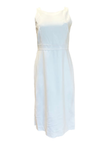 Max Mara Women's White Norcia Virgin Wool Blended Sheath Dress NWT