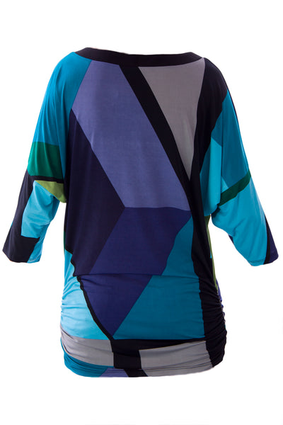 OLIAN Women's Multicolor Dolman Sleeve Maternity Tunic O3739BA04 $104 NWT