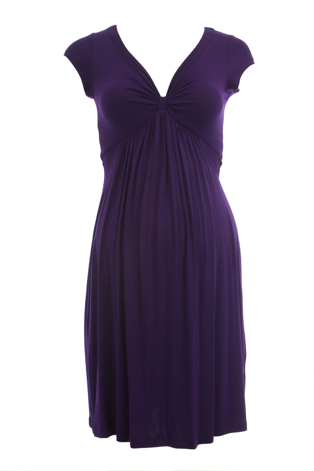 OLIAN Maternity Women's Short Sleeve Gathered Empire Waist Dress $125 Walk Into Fashion OLIAN Maternity Women's Short Sleeve Gathered Empire Waist Dress $125 Walk Into Fashion