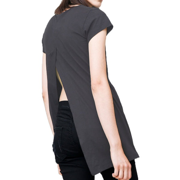 OAK NYC Women's Back Vent Tee WT064 $65 NEW