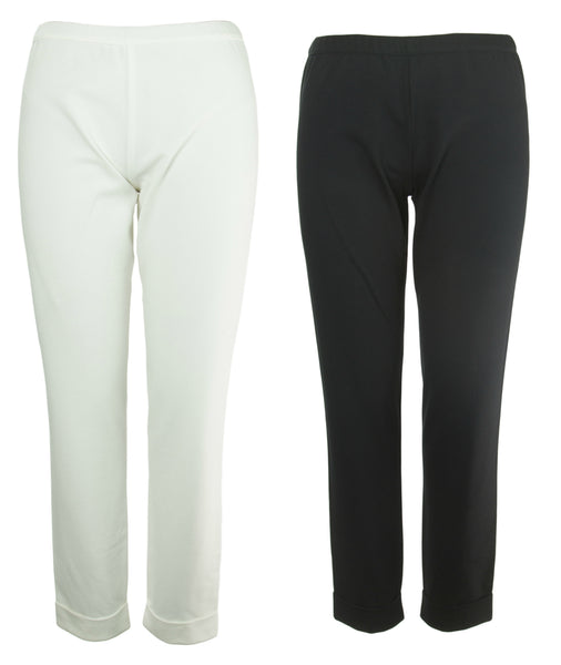 MARINA RINALDI Women's Ocelot Casual Cuffed Pants $245 NWT