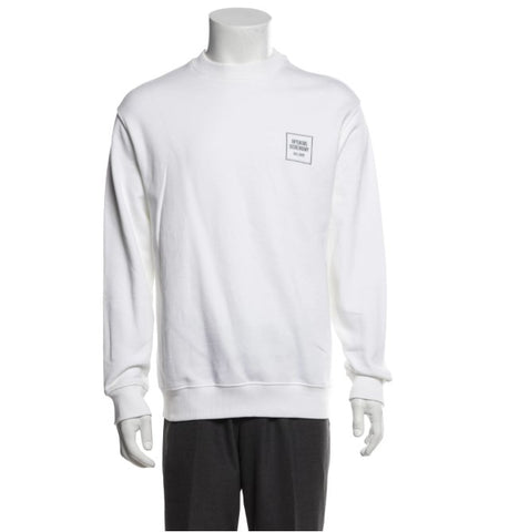 OPENING CEREMONY Men's White Mini Box Logo Sweatshirt Size Small $150 NWT