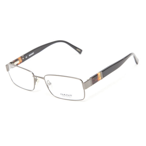 Gant Owens Rectangular Metal Eyeglass Frames 53mm - Satin Gunmetal NEW
