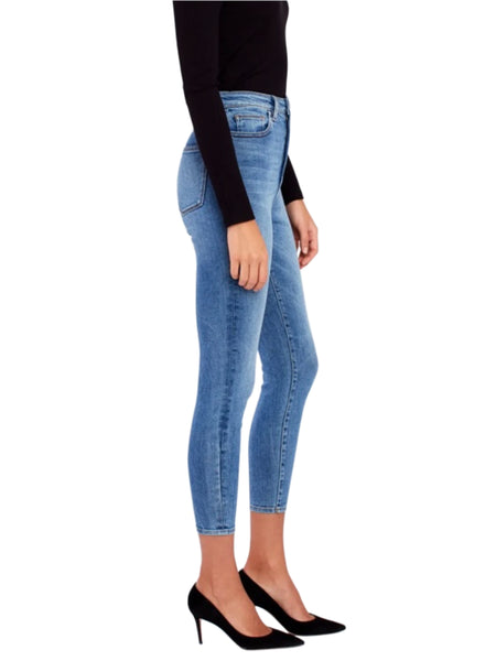 DL1961 Women's Oakland Chrissy Cropped Ultra High Rise  Skinny Jeans Size 24 NWT