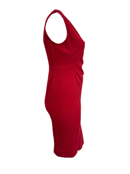 Marina Rinaldi Women's Rosso Olfatto Sleeveless Jersey Dress NWT