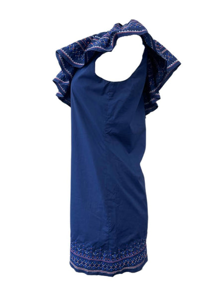 PARKER Women's Lazuli Embroidered One Shoulder Dress Size XS NWT