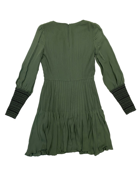 Hanley Mellon Women's Silk Pleated Dress