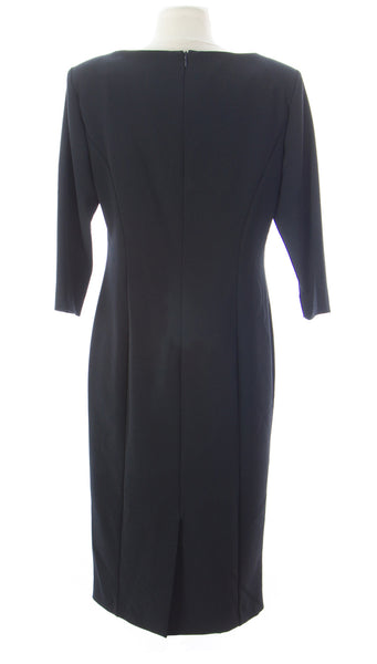 PERTE BY KRIZIA Women's Midnight Blue Sheath Dress 7631H0108134 $285 NEW