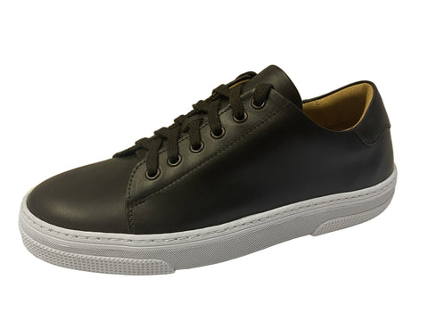 A.P.C. Men's Brown Leather Tennis Shoes $370 NWOB