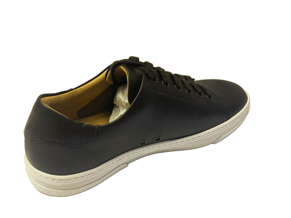 A.P.C. Men's Brown Leather Tennis Shoes $370 NWOB