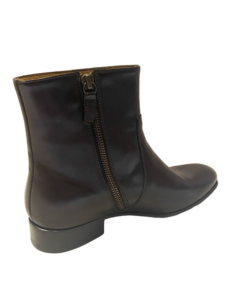 A.P.C. Women's Brown Leather Ankle Boots US 7 / FR 37 $515 NWOB