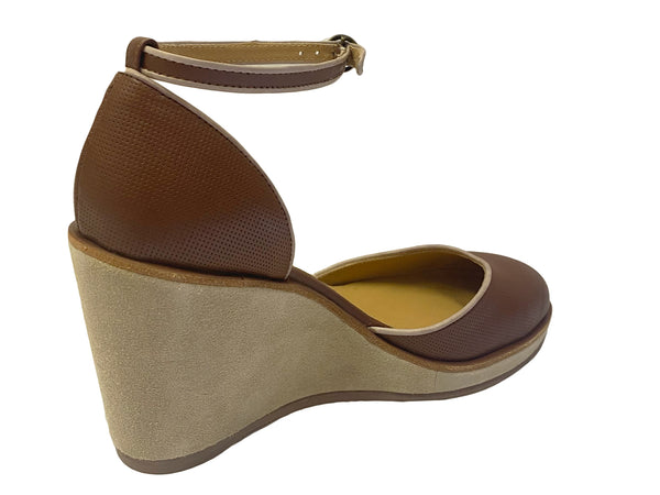 A.P.C. Women's Chestnut Ankle Strap Wedges US 9 / FR 39 $455 NWOB