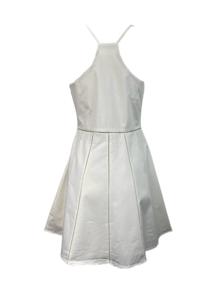 PARKER Women's White Strap Cutout Mini Dress NWT