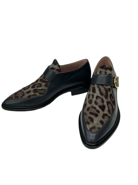 Max Mara Women's Makula Antracite Padre Pointed Toe Oxfords NWB