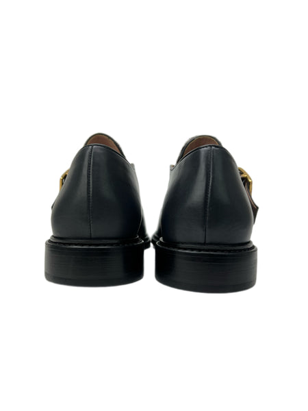 Max Mara Women's Makula Antracite Padre Pointed Toe Oxfords NWB