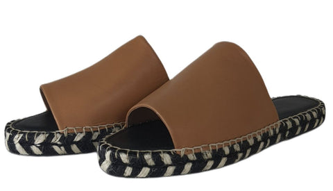 MATT BERNSON Women's Brown Palma Slide Sandal #MB1600 9 NWB