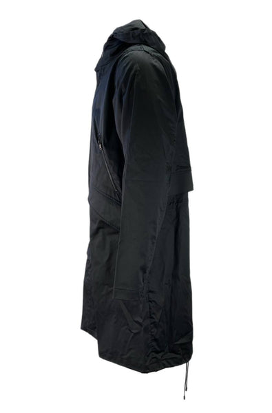 TIM COPPENS Men's Black Cotton Hooded Parka Size L NWT