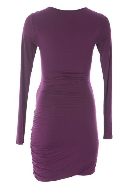 VELVET by Graham & Spencer Women's Maternity Boysenberry Bodycon Dress $129 NEW