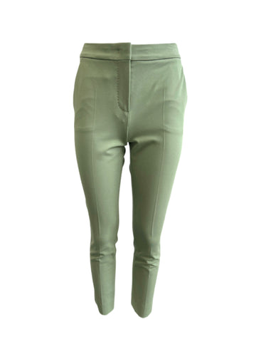 Max Mara Women's Green Pegno Mid Rise Slim Fit Pants Size 2 NWT