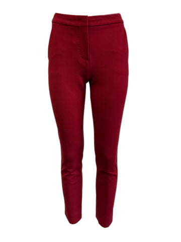 Max Mara Women's Red Pegno Straight Pants NWT