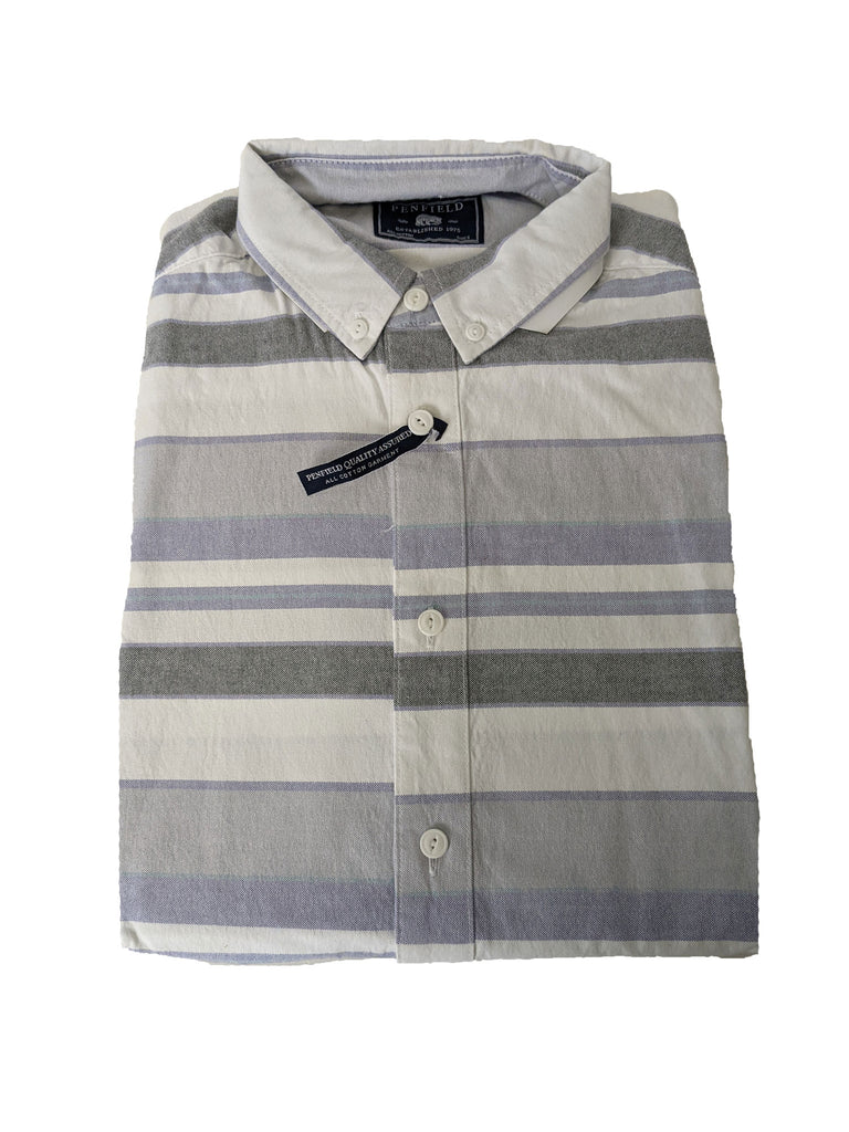 Penfield Men's Striped Jackson Long Sleeve Button Down Shirt NWT