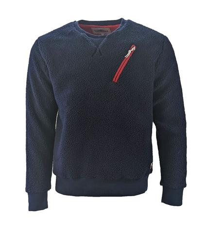 Penfield Men's Navy Soldotna Fleece Pullover $109 NWT