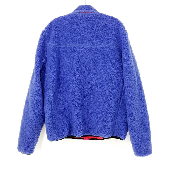 Penfield Men's Royal Blue and Red Mattawa Fleece Jacket $159 NWT