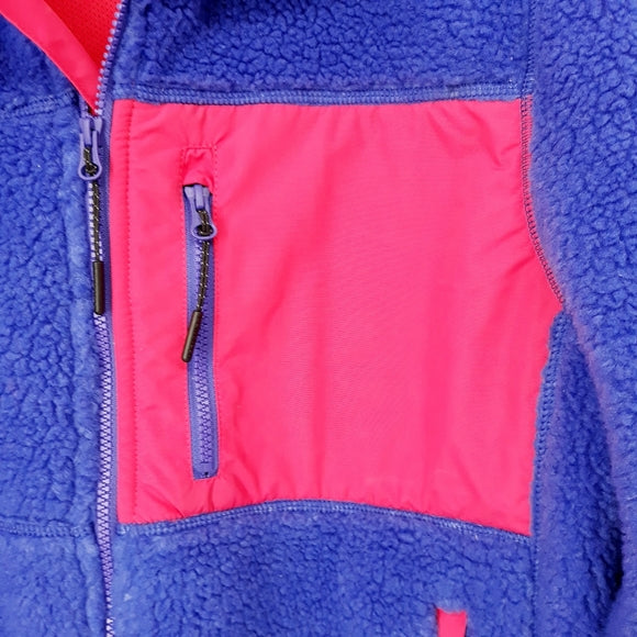 Penfield Men's Royal Blue and Red Mattawa Fleece Jacket $159 NWT