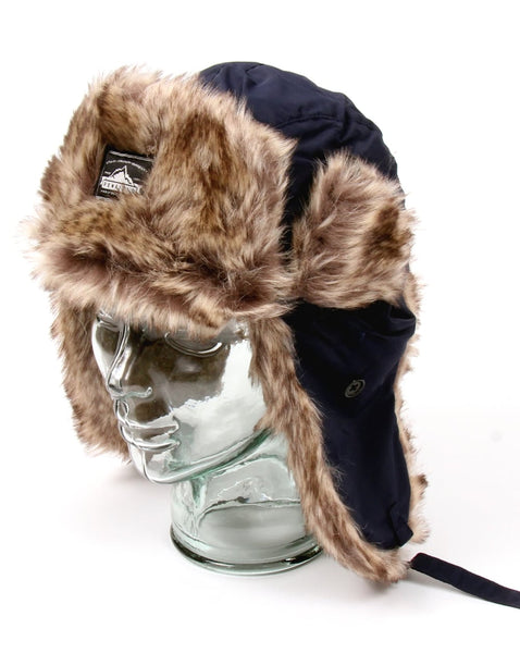 Penfield Navy Providence Trapper Hat Size L/XL NWT