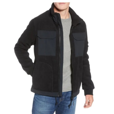 Penfield Men's Black Schoening Fleece Jacket $240 NWT