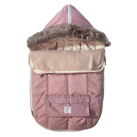 7AM Baby's Pink Igloo Convertible Footmuff #LS500 6-18m NWT