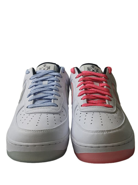 NIKE Men's White Air Force 1'07 QS Sneakers #CW3919 13 NWOB