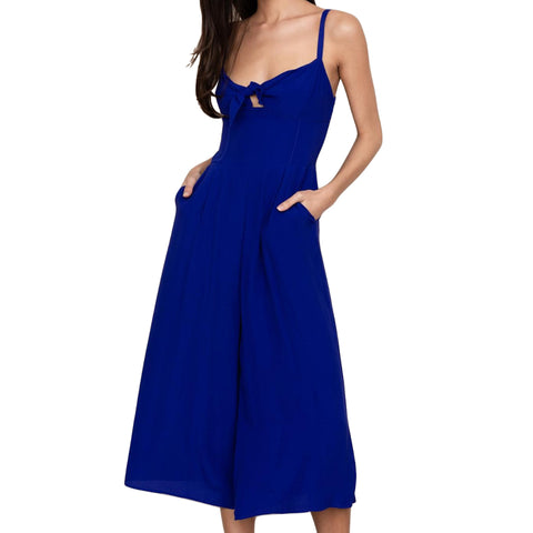 YUMI KIM Women's Royal Blue Pretty Chic Jumpsuit #JP18148 Large NWT