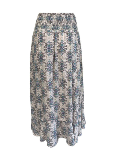 LOST IN LUNAR Women's Pink Printed Front Buttons Maxi Skirt Size XS NWT