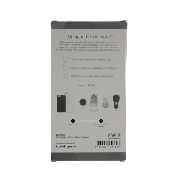 STUDIO PROPER Magnetic Lock Mountable Phone Lite Case iPhone 6 Plus NEW