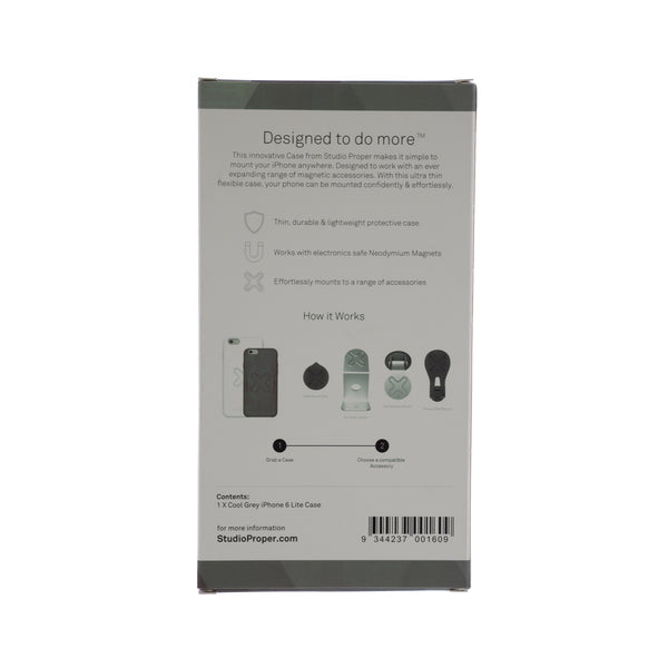 STUDIO PROPER Magnetic Lock Mountable Phone Lite Case iPhone 6 NEW