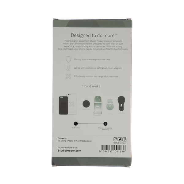 STUDIO PROPER Magnetic Lock Mountable Phone Strong Case iPhone 6 Plus NEW