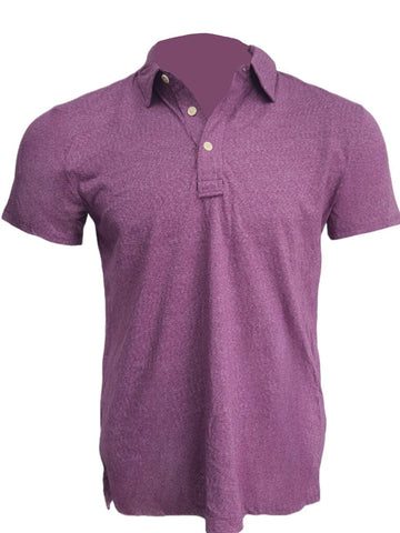 GRAYERS Men's Purple Amethyst Beyshore Marl Polo Shirt #K030219 NWT