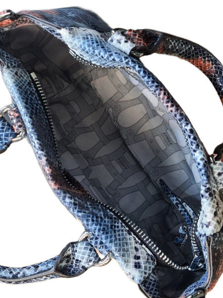 AIMEE KESTENBERG Women's Blue Leather Shoulder Bag #6370932 One Size NWT