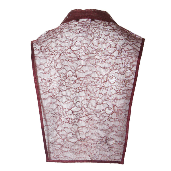 MARINA RINALDI Women's Red Queen Sheer Lace Vest $355 NWT