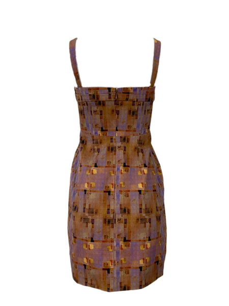 RICHARD CHAI Women's Mauve Zip Sleeveless Dress #R12B NWT