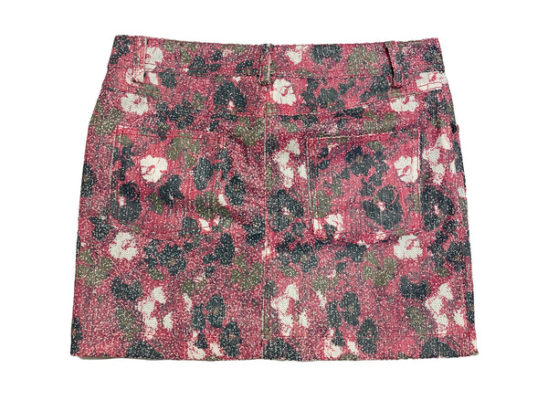 Hanley Mellon Women's Floral Printed Sequin Skirt